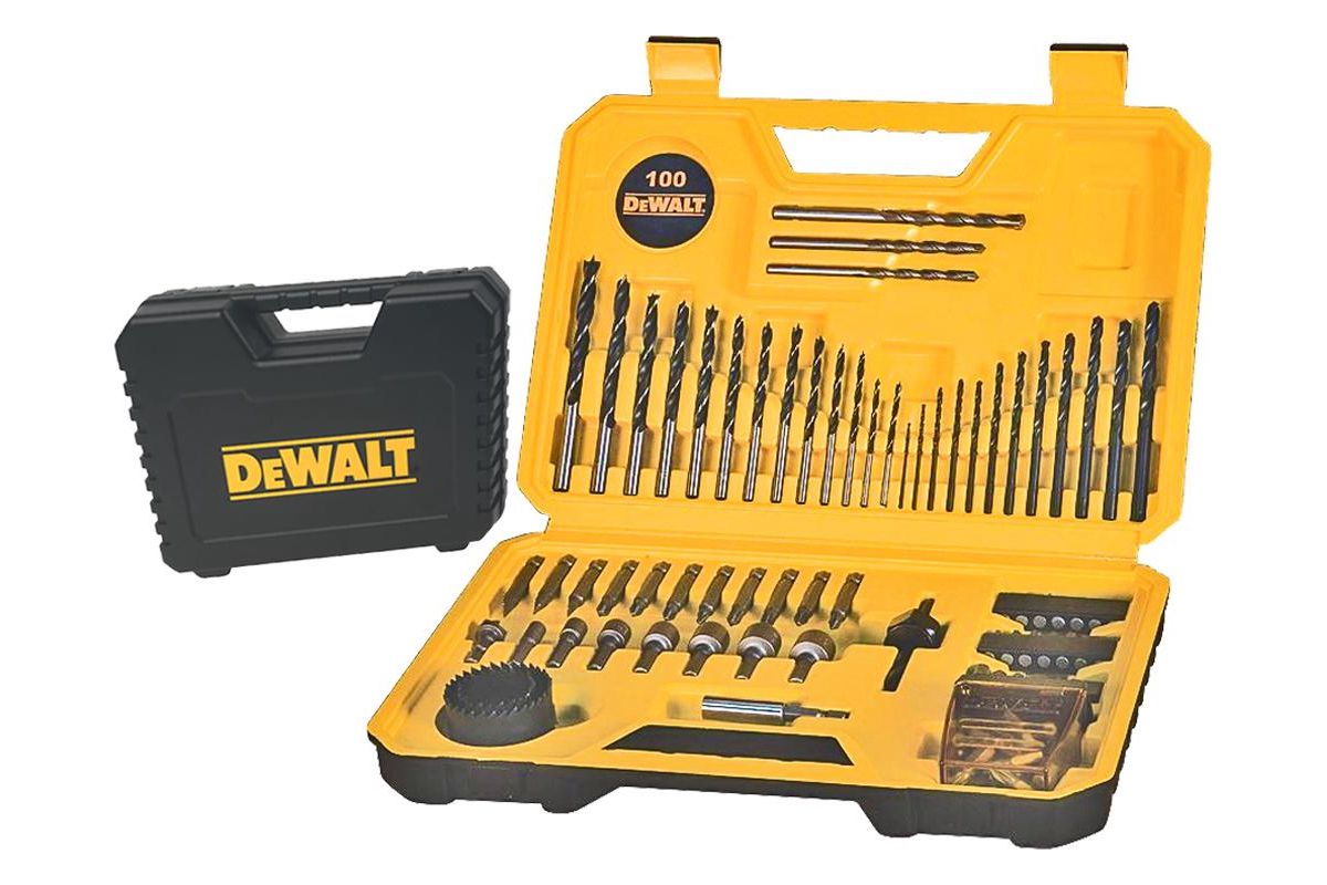 Набор бит и сверл DeWalt DT71563-QZ по дер/мет/бет (100пред.) для шурупов/дрелей/перф Набор бит и сверл DeWalt DT71563-QZ по дер/мет/бет (100пред.) для шурупов/дрелей/перф
