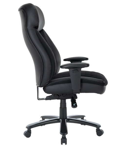 Офисное кресло Chairman CH414 экокожа/ткань, черный Офисное кресло Chairman CH414 экокожа/ткань, черный