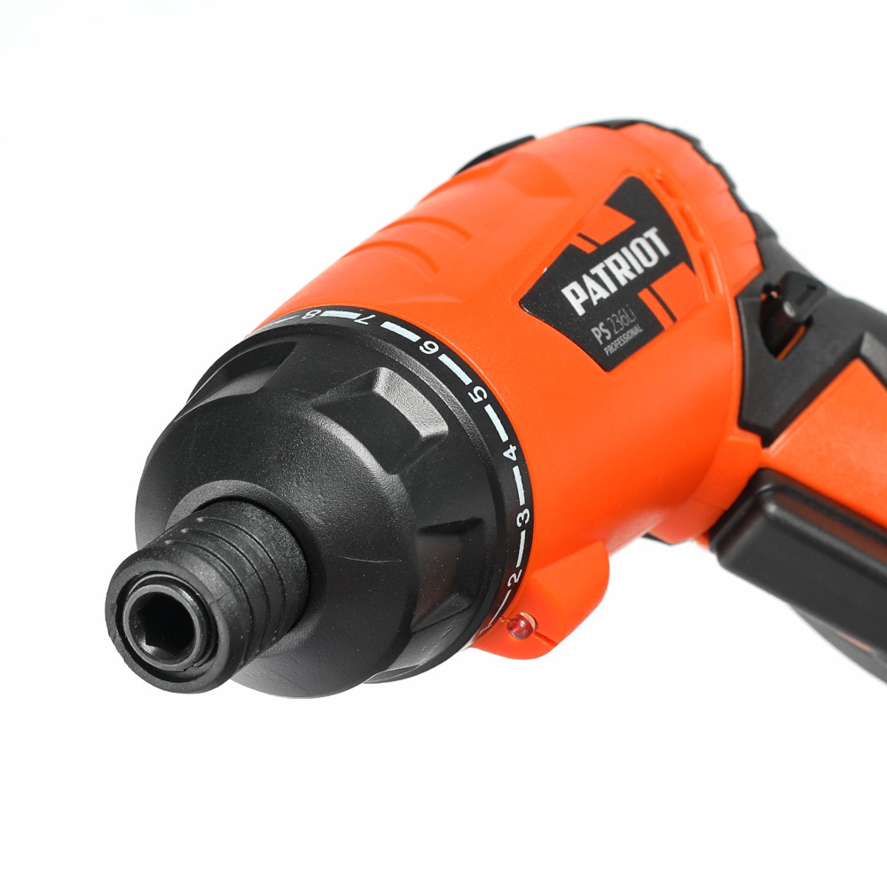 Отвертка аккум. Patriot PS 236 аккум. патрон:держатель бит 1/4" (кейс в комплекте) (180201323) Отвертка аккум. Patriot PS 236 аккум. патрон:держатель бит 1/4" (кейс в комплекте) (180201323)