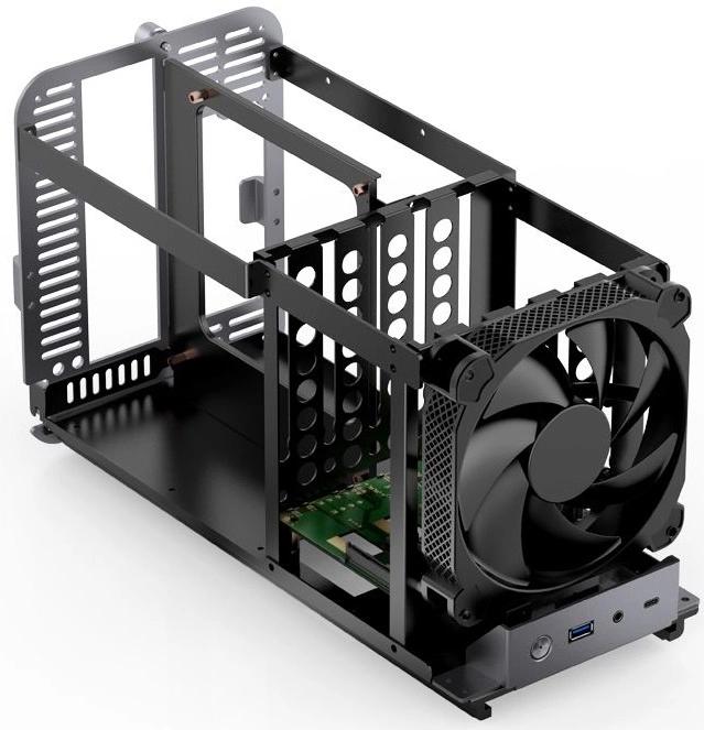 Jonsbo N1 Gray Корпус без блока питания/ Case N1 Desktop SFF, Jonsbo N1 Gray Корпус без блока питания/ Case N1 Desktop SFF,