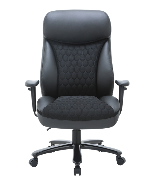 Офисное кресло Chairman CH414 экокожа/ткань, черный Офисное кресло Chairman CH414 экокожа/ткань, черный