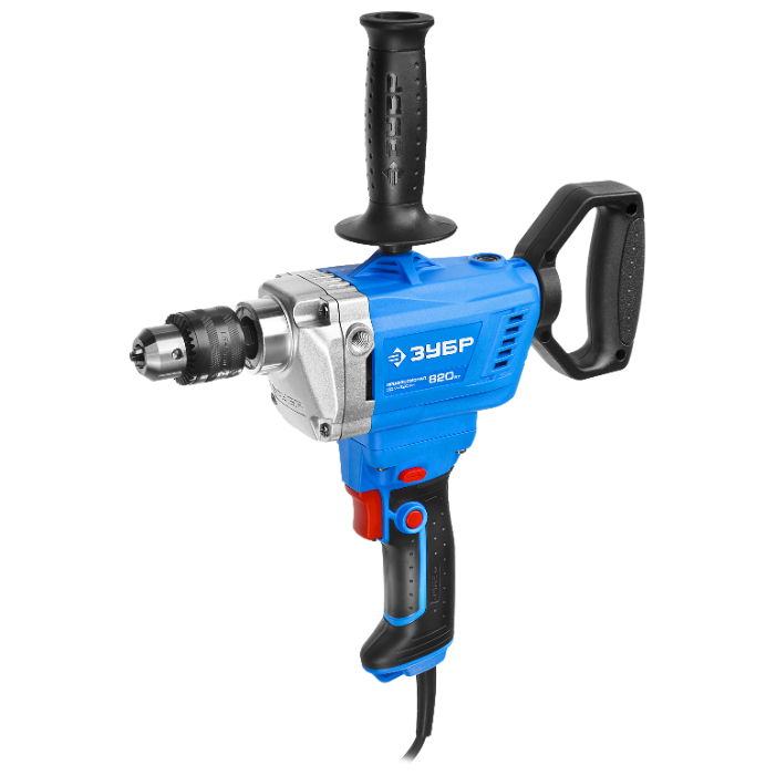 Дрель-миксер Зубр ЗДМ-820 РМ 820Вт патрон:кулачковый реверс Дрель-миксер Зубр ЗДМ-820 РМ 820Вт патрон:кулачковый реверс