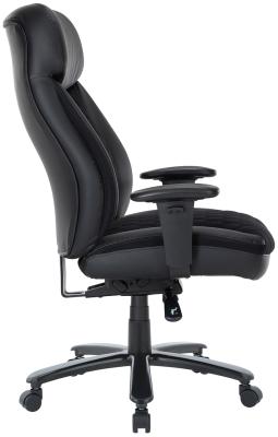 Офисное кресло Chairman CH414 экокожа/ткань, черный Офисное кресло Chairman CH414 экокожа/ткань, черный