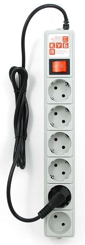 POWERCUBE SPG(5+1)-B-6 Сетевой фильтр Power Cube 19 метра, 6 POWERCUBE SPG(5+1)-B-6 Сетевой фильтр Power Cube 19 метра, 6