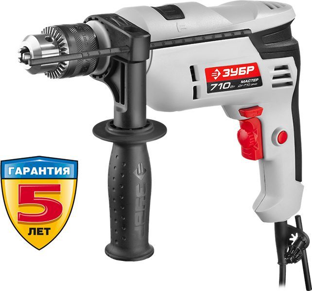 Дрель ударная Зубр ДУ-710 ЭРМ2 710Вт патрон:кулачковый реверс Дрель ударная Зубр ДУ-710 ЭРМ2 710Вт патрон:кулачковый реверс