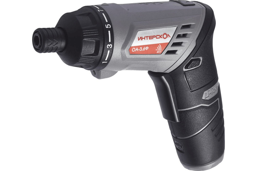 Отвертка аккум. Интерскол ОА-3.6Ф аккум. патрон:шестигранник 6.35 мм (1/4) (433.0.2.00) Отвертка аккум. Интерскол ОА-3.6Ф аккум. патрон:шестигранник 6.35 мм (1/4) (433.0.2.00)