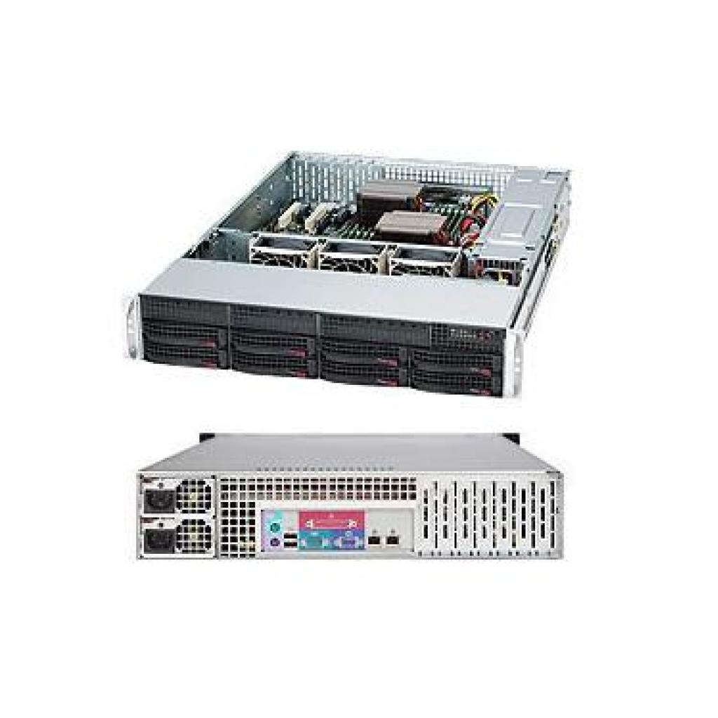 Supermicro CSE-825TQC-R802LPB Корпус Supermicro SuperChassis 2U 825TQC-R802LPB/ Supermicro CSE-825TQC-R802LPB Корпус Supermicro SuperChassis 2U 825TQC-R802LPB/