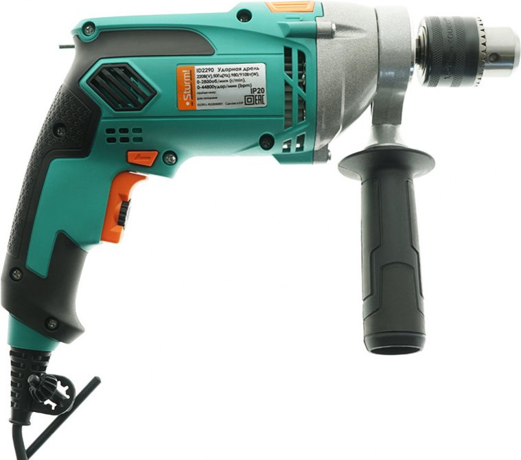Дрель ударная Sturm! ID2290 980Вт ключевой реверс Дрель ударная Sturm! ID2290 980Вт ключевой реверс