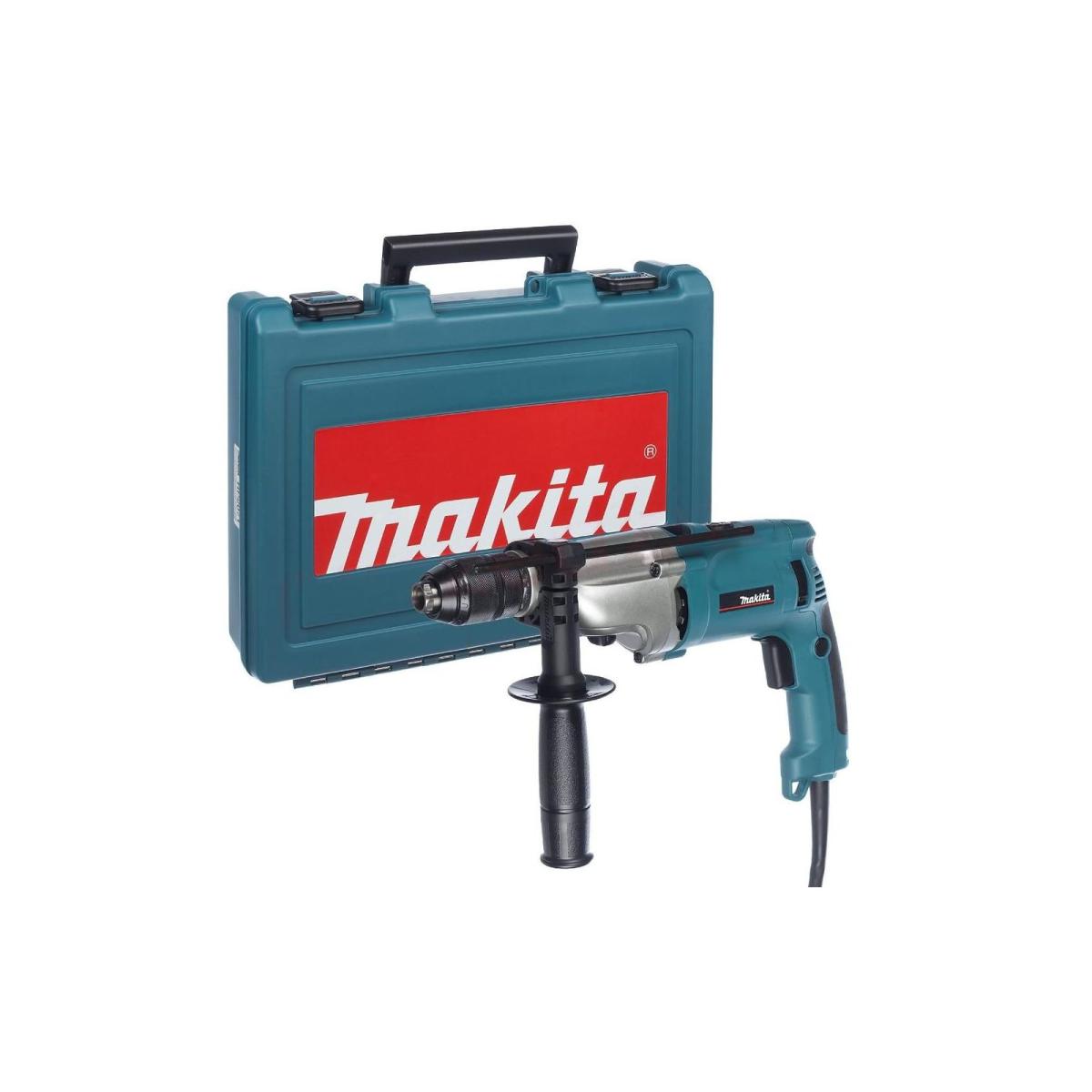 Дрель ударная Makita HP2071 1010Вт патрон:быстрозажимной (кейс в комплекте) Дрель ударная Makita HP2071 1010Вт патрон:быстрозажимной (кейс в комплекте)