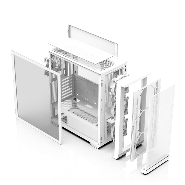 Zalman Z10 DUO White корпус ATX, WHITE, WINDOW, Zalman Z10 DUO White корпус ATX, WHITE, WINDOW,