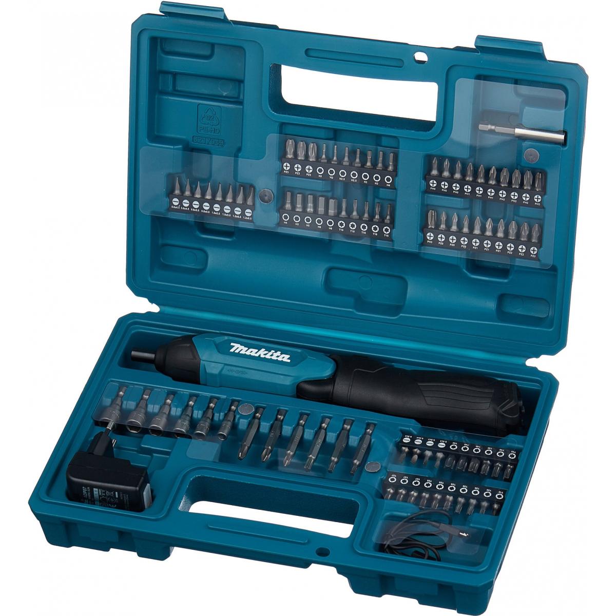 Отвертка аккум. Makita DF001DW аккум. патрон:шестигранник 6.35 мм (1/4) (кейс в комплекте) Отвертка аккум. Makita DF001DW аккум. патрон:шестигранник 6.35 мм (1/4) (кейс в комплекте)