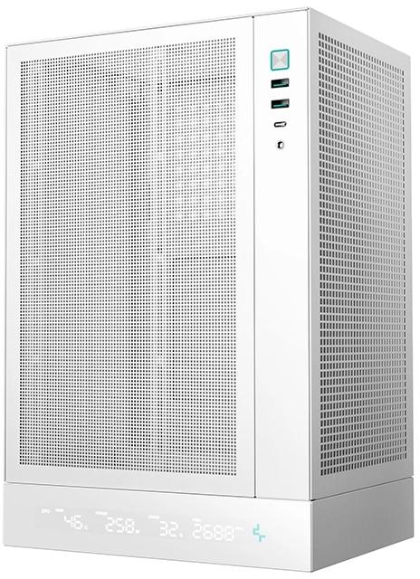 Deepcool CH170 DIGITAL WH Корпус без БП белый, Deepcool CH170 DIGITAL WH Корпус без БП белый,