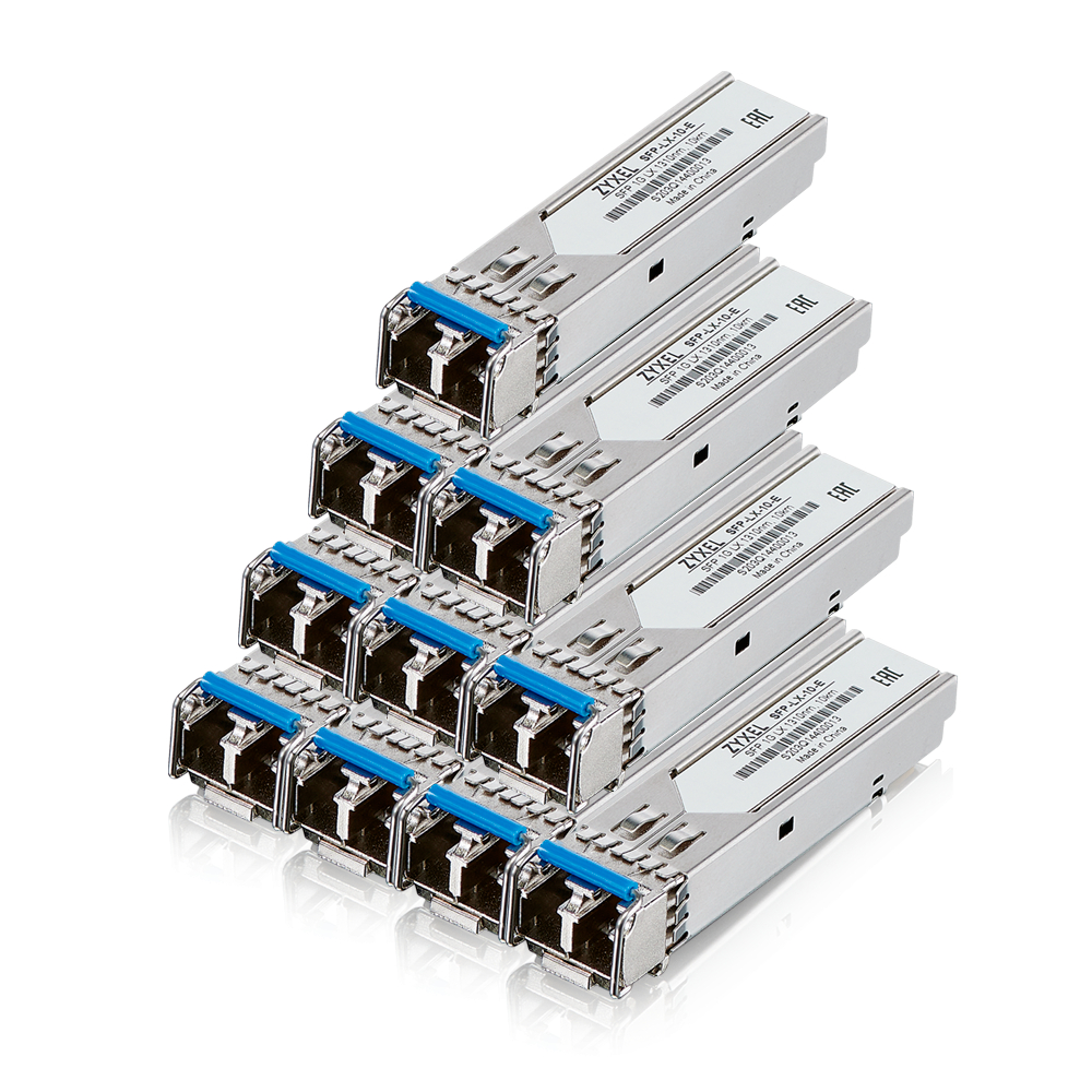 Zyxel SFP-LX-10-E-ZZBD01F 10 штук SFP-трансиверов Zyxel SFP-LX-10-E-ZZBD01F 10 штук SFP-трансиверов