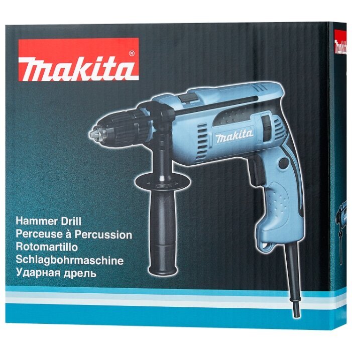 Дрель ударная Makita HP1641F 680Вт патрон:быстрозажимной реверс Дрель ударная Makita HP1641F 680Вт патрон:быстрозажимной реверс