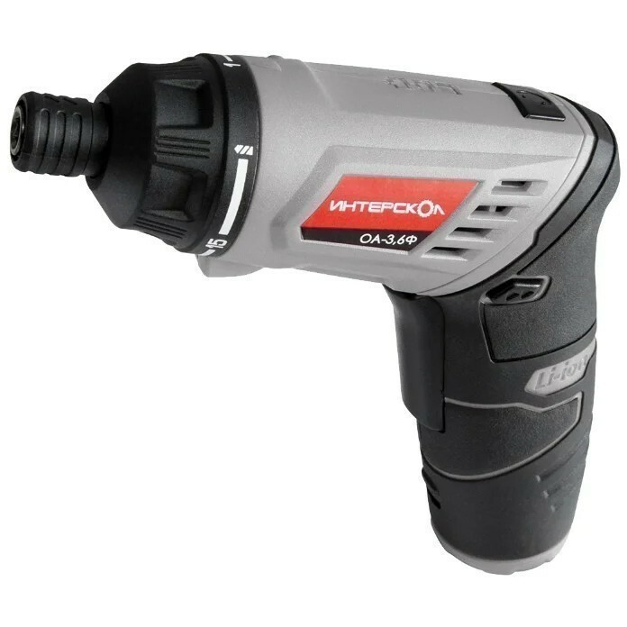 Отвертка аккум. Интерскол ОА-3.6Ф аккум. патрон:шестигранник 6.35 мм (1/4) (433.0.2.00) Отвертка аккум. Интерскол ОА-3.6Ф аккум. патрон:шестигранник 6.35 мм (1/4) (433.0.2.00)