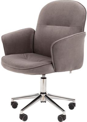 Офисное кресло Chairman Home 130 Россия ткань Т-55 серый Офисное кресло Chairman Home 130 Россия ткань Т-55 серый