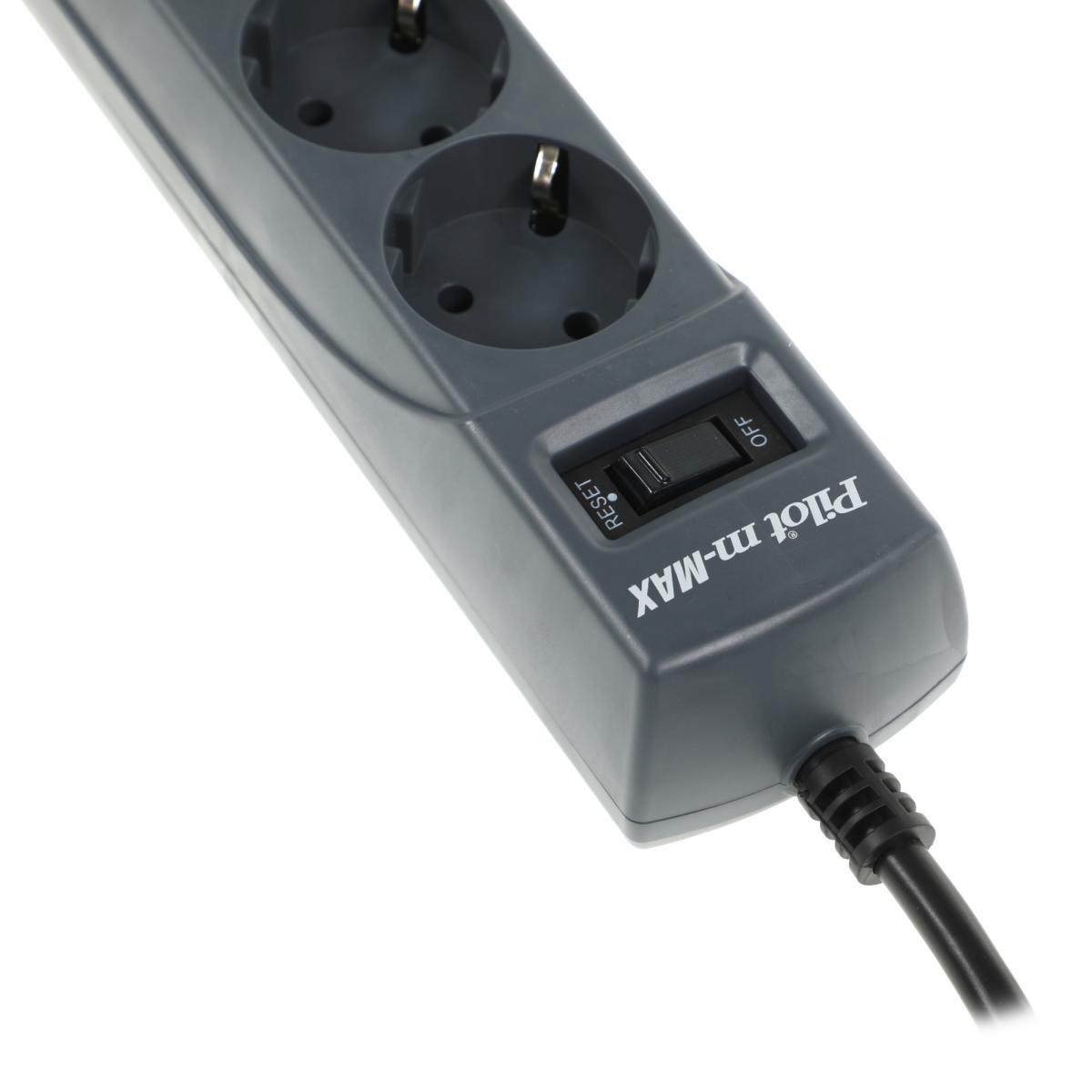 Pilot m-MAX 3m Сетевой фильтр m-MAX 3м, 4 розетки, Pilot m-MAX 3m Сетевой фильтр m-MAX 3м, 4 розетки,