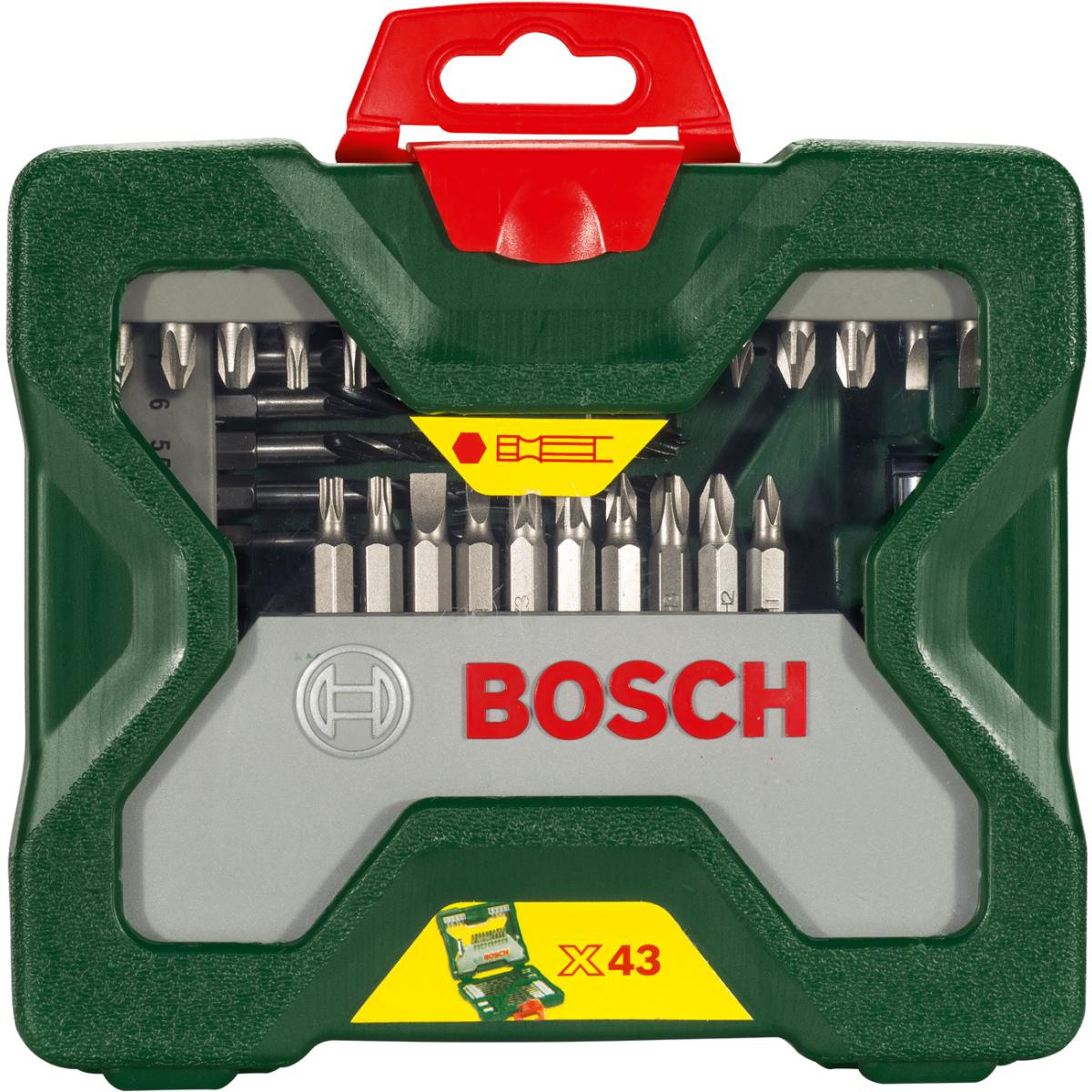 Набор бит и сверл Bosch X-line 43 (2607019613) (43пред.) для шуруповертов/дрелей Набор бит и сверл Bosch X-line 43 (2607019613) (43пред.) для шуруповертов/дрелей