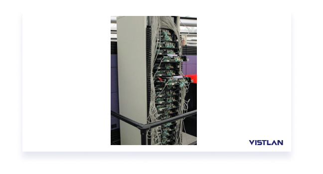 Серверная стойка Google 2002 год